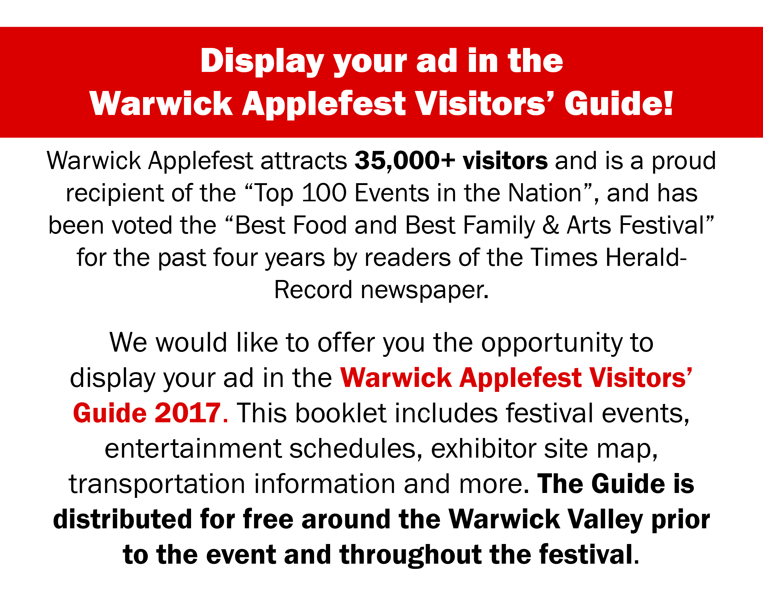 Warwick Applefest 2024 Calendar Carole Brandise