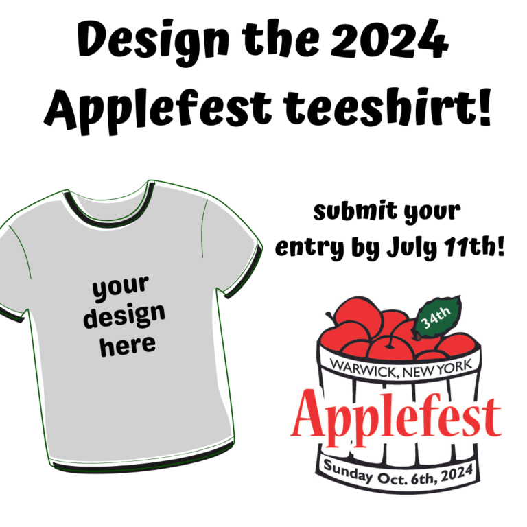 Tee shirt design contest! Warwick Applefest
